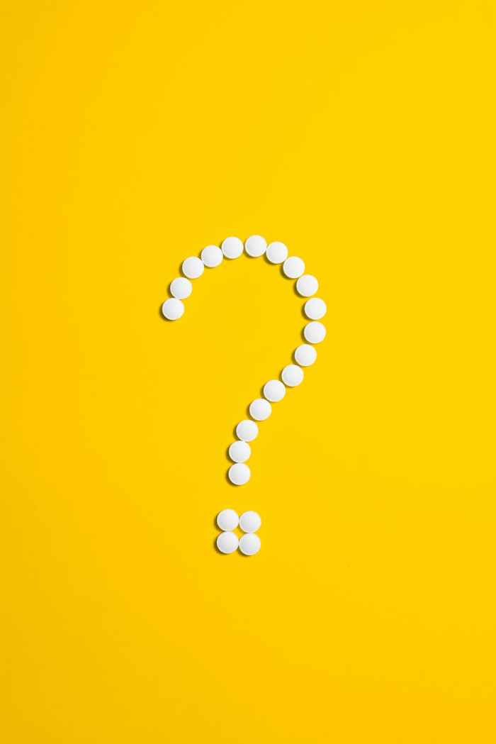 question mark on yellow background